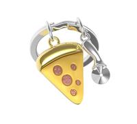 O meta[l]morphose METALMORPHOSE - Portachiavi per pizza - Portachiavi Fun - Food & Gastronomia - Accessorio originale - Regalo da uomo, giallo, taglia unica