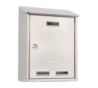 METALPLUS - 3100X-1 - Cassetta postale Elios Steel - 25x30x10 cm - acciaio inox - Metalplus - 65339 - Conf. da 1 Pz. - 3100X-1