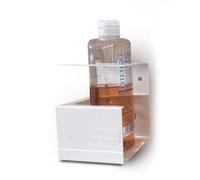 METALPLUS - 5010-2 - Supporto da parete porta dispenser da 500ml - max Ø 80mm - Metalplus - 90399 - Conf. da 1 Pz. - 5010-2