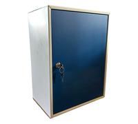 METALPLUS - 5570-30BLU - Cassetta portacellulare - 30 posti - 30 x 23 x 40 cm - grigio-blu - Metalplus - 103832 - Conf. da 1 Pz.