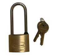 METALPLUS - PT2780B - Lucchetto ad arco lungo - 40 mm - acciaio cromato - Metalplus - 96786 - Conf. da 1 Pz. - PT2780B