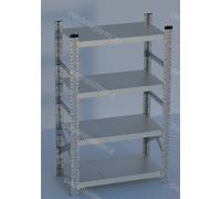 Metalsistem Scaffale Super 123 H.1576 4 Ripiani Metallo Modulo Iniziale