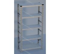 Metalsistem Scaffale Super 123 H.2000 5 Ripiani Plastica Modulo Iniziale