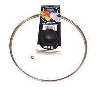 Metalsomma Coperchio pentola Vetro (36cm) Trasparente e Cromo 420 36
