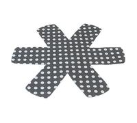 Metaltex Protezione per padelle AntiGraffio Grigio Scuro, 38 cm, Set da 3, Tessuto, unità