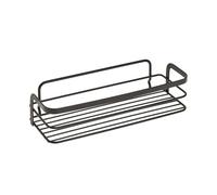 Metaltex Mensola Rettangolare, Nero, 26x10x6