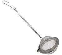 Metaltex 253811 - Filtro per il tè, in acciaio inox, con catena, 4,5 cm