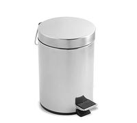 Metaltex 298322 - Pedale Cube Rotonda in Acciaio Inox 12 litro 25 x 39 cm