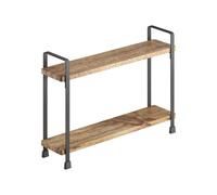 Metaltex york lava portaspezie a 2 livelli in legno di acacia 34 x 8 x 23 cm