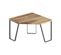 Metaltex york lava scaffale angolare a 1 livello in legno di acacia 25 x 25 x 16 cm