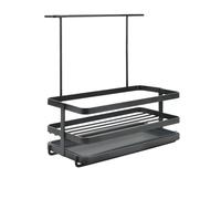 METALTEX 352902000 ORGANIZADOR FREGADERO BAYETA Tokyo Lava, Detailed in The Description, Nero