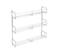 Metaltex 364613010 - Mensola per Le spezie con 3 Ripiani, cromata