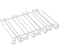 Metaltex 364912 Porta Bicchieri sottopensile, Filo Ferro, Bianco, 33x27x7 cm