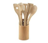 Metaltex 589725000 - Set di 6 utensili da cucina in bambù