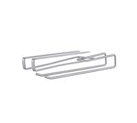 Metaltex All In All In- sottoripiano Multiuso, Filo Ferro, Grigio Metallizzato, 8x28x6