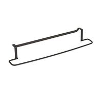 Metaltex Barra Porta salviette, Nero, 38x8x6