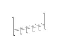 Metaltex Barra sospesa per porta, 44,5 x 4,5 x 21 cm