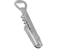 Metaltex - Cavatappi in acciaio INOX, 14 cm, colore: argento, 1,2 x 6,8 x 22,7 cm