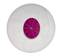 Metaltex, Coperchio di Protezione antischizzi, Bianco/Rosa, 32 cm