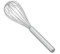 Metaltex - Frusta in Acciaio Inox Resistente, con 8 Fili, Argento, 30 cm