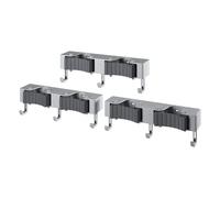 Metaltex Hang-up - Set di 6 morsettiere, con 3 ganci, 3 pezzi