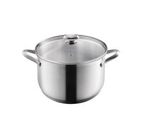 Metaltex ICONA - Casseruola alta in acciaio inox, 26 cm, 7,5 l