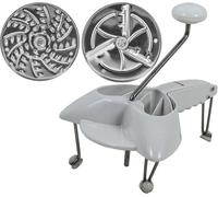 Metaltex Italia 165175 Grattugia Julienne, Alluminio, Grigio