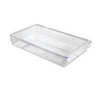 Metaltex Organizer per frigorifero grande, cassetti trasparenti