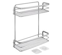 Metaltex origin luxy scaffale angolare con 2 ripiani per doccia