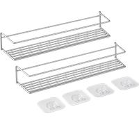 Metaltex Paprika-1 - Set di 2 portaspezie con U-Fix, 32 x 8 x 5 cm