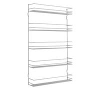 Metaltex Portaspezie a 5 ripiani, colore: Argento