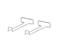Metaltex Rail-Set di 2 portabicchieri da Vino Polytherm, 26 x 11 x 4 cm, Rivestimento, Grigio, Piccolo, 2 unità