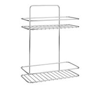 Metaltex REFLEX LUXY - Mensola da bagno 2 altezze. Finitura Chrometherm ECO. Colore Cromato.