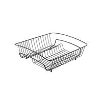 Metaltex Scolapiatti Quadrato, Nero, 40x37x14