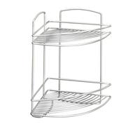 Metaltex serie Onda Mensola angolare 2 ripiani per bagno (460202)