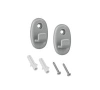 Metaltex serie Onda - set 2 ganci in Nylon - (460000)