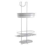Metaltex Serie Orbit - Mensola 3 Piani a Sella per Doccia - (403714)