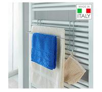 Metaltex serie Radius - Doppia barra con 2 ganci - (403802)