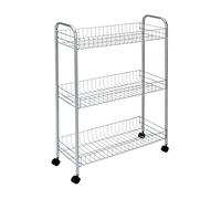 (TG. 56x23x84 cm) Metaltex Slim De Lux - Scaffaletto a 3 piani - (341503) - NUOV