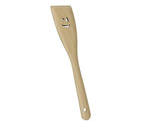 Metaltex - spatola da Cucina Smiley 30 cm, Legno, Marrone, 28 x 1 x 1 cm
