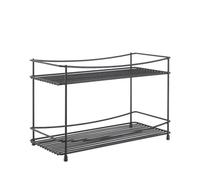 Metaltex Spice Rack 2 Tier, Black, 33 x 16 x 21 cm