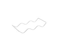 METALTEX Stackable Bottle Rack 6 pcs, White, 14x31x3 cm