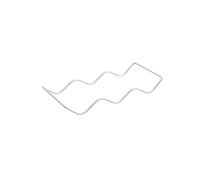 METALTEX Stackable Bottle Rack 6 pcs, White, 14x31x3 cm