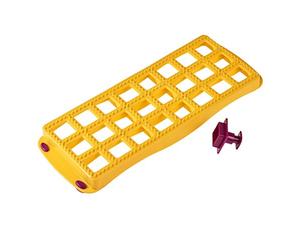 Metaltex Stampo per ravioli quadrato, 24 pezzi, con espulsore di riempimento, colore: argento