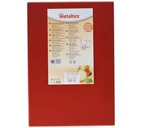 Metaltex, Tagliere da Cucina 33x23x2 cm Rosso