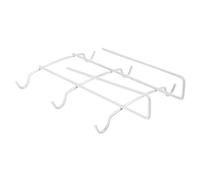 Metaltex Tazza Porta Tazze sotto ripiano, Filo Ferro, Bianco, 19x26x7 cm