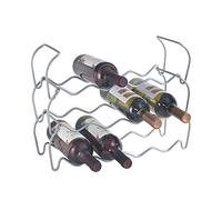Metaltex Wine Bar 12 - Set 3 Portabottiglie Impilabili - (383212), 44 X 15 X 13 Cm