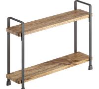 Metaltex york lava portaspezie a 2 livelli in legno di acacia 34 x 8 x 23 cm