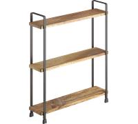 Metaltex york lava portaspezie a 3 livelli in legno di acacia 34 x 8 x 38 cm
