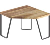 Metaltex york lava scaffale angolare a 1 livello in legno di acacia 25 x 25 x 16 cm